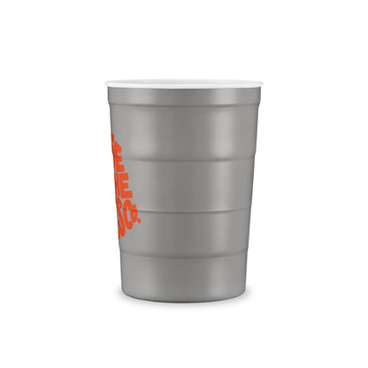 Recyclable Steel Cup — 'Made in the Pines' Eco Metal Party Cup