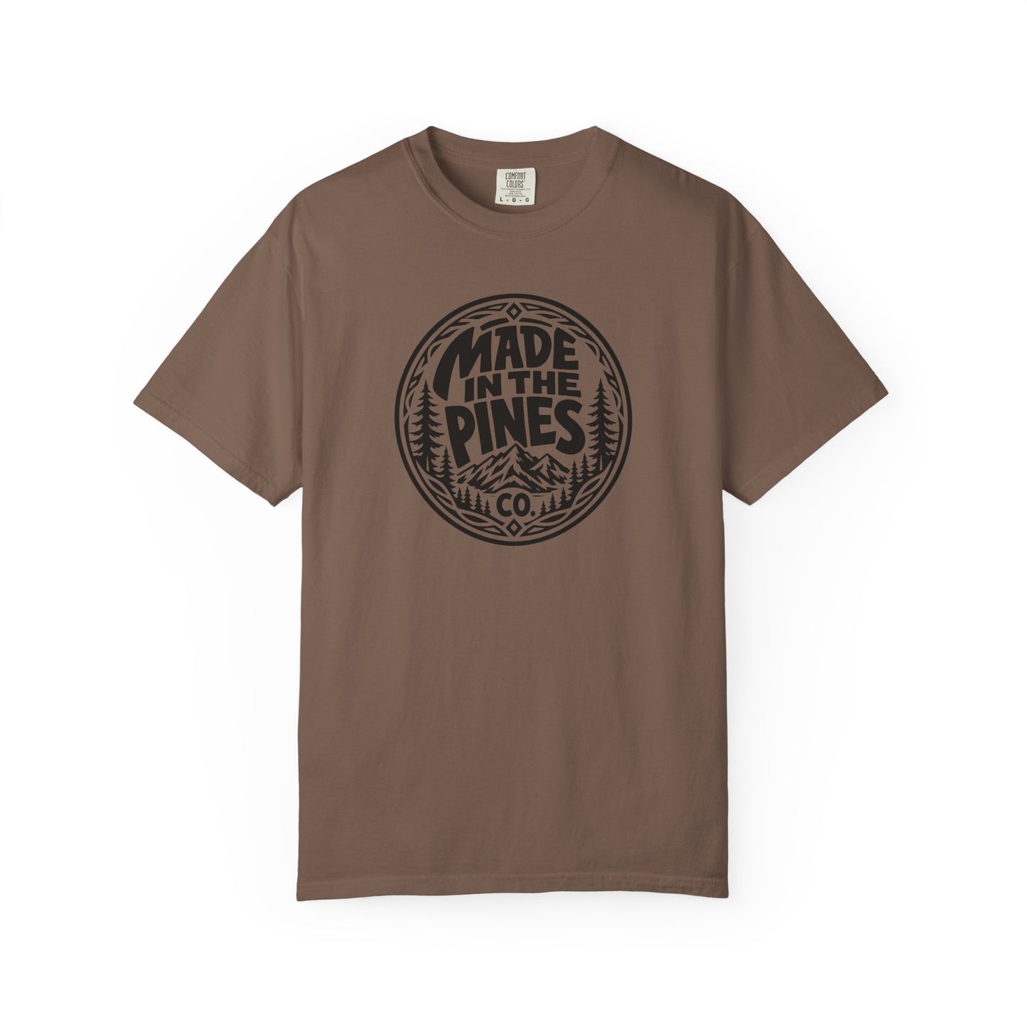 Made in the Pines T-shirt | Badge, Pine Forest Design