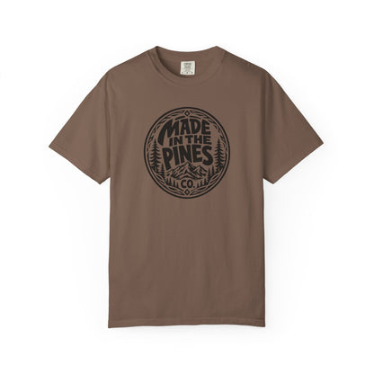 Made in the Pines T-shirt | Badge, Pine Forest Design