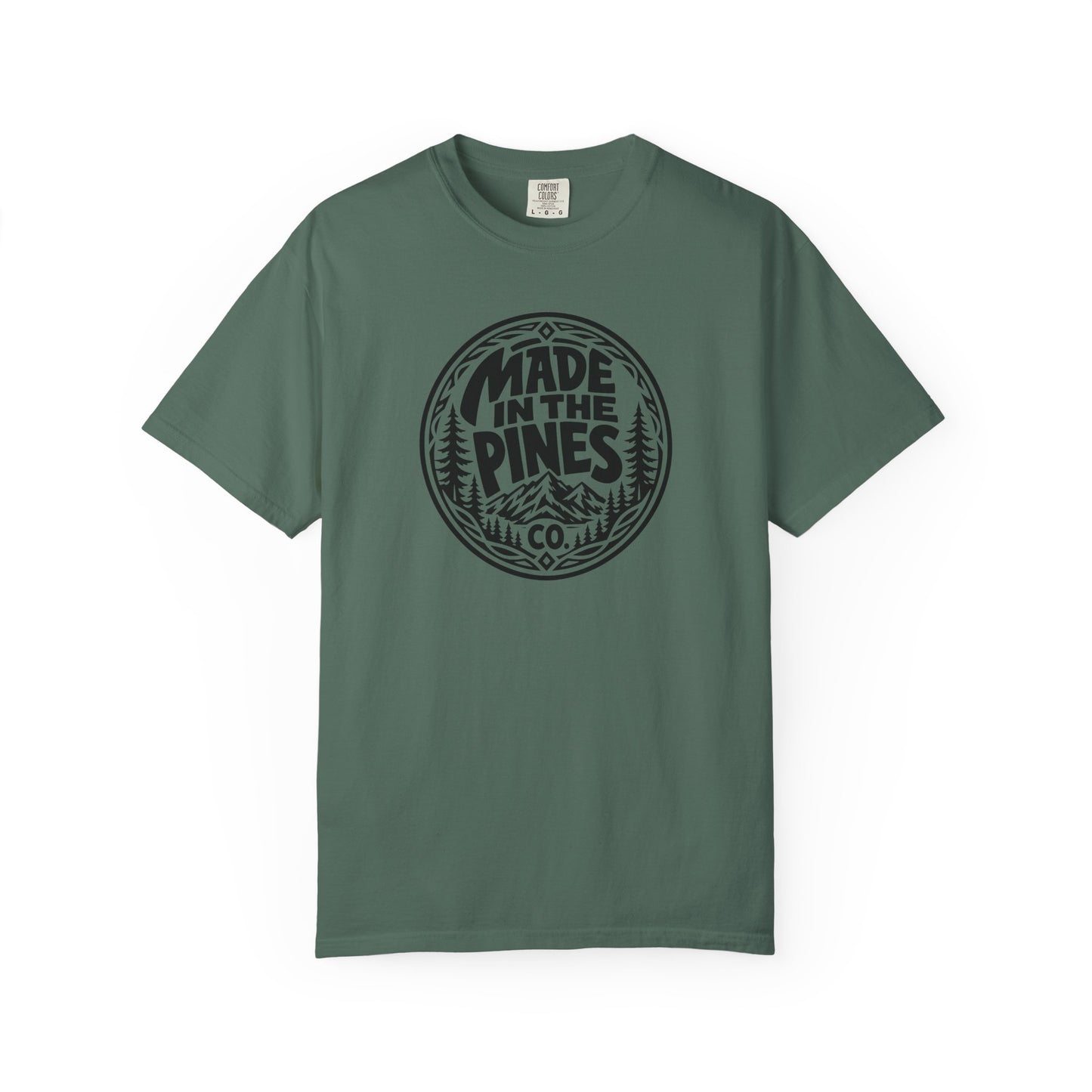 Made in the Pines T-shirt | Badge, Pine Forest Design