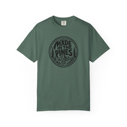 Made in the Pines T-shirt | Badge, Pine Forest Design