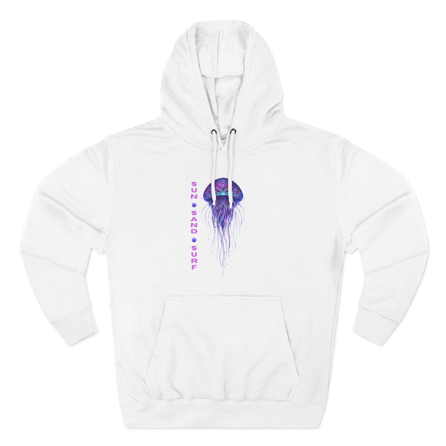 Jellyfish Sun, Sand, Surf Hoodie
