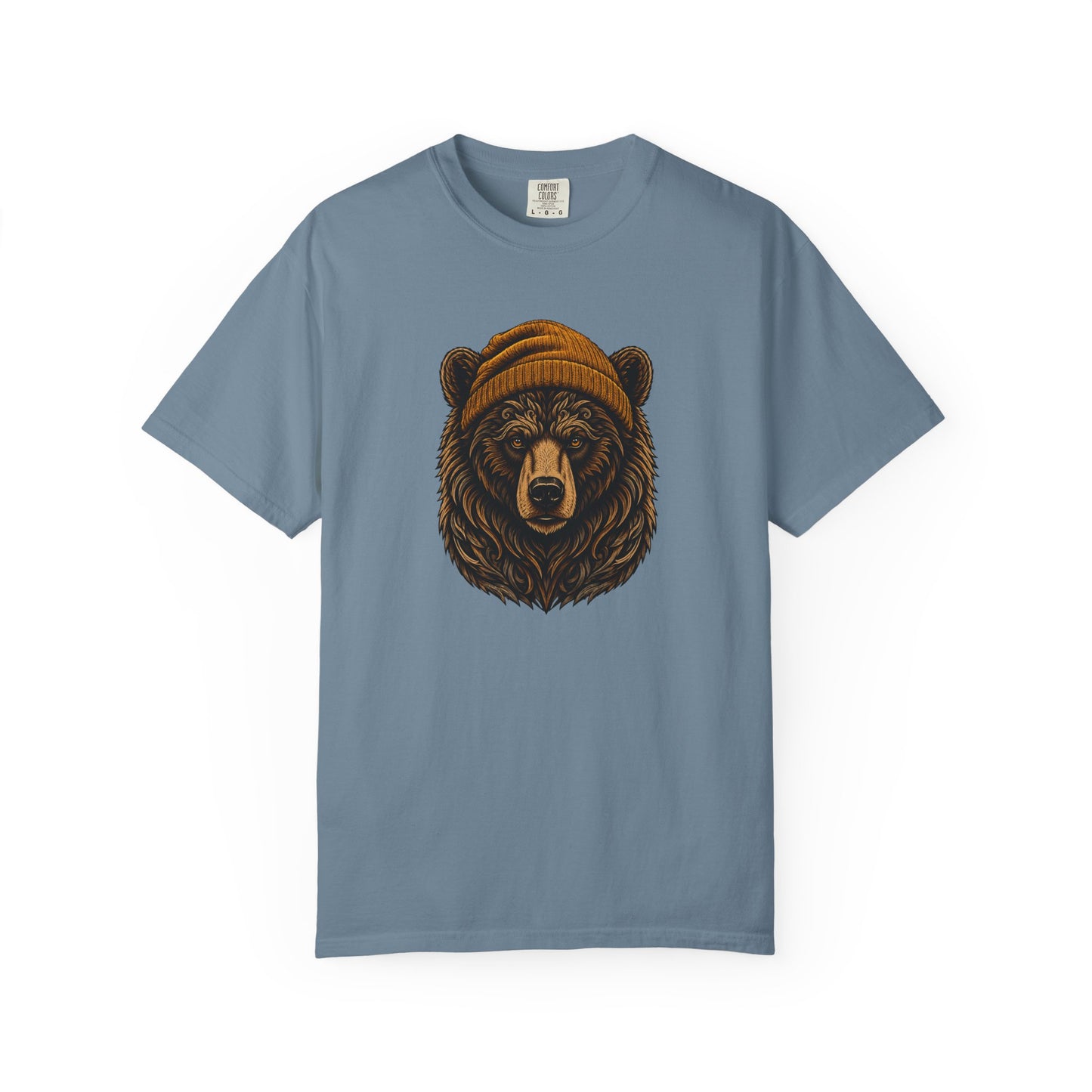 Outdoorsy Bear Camping Cabin Hiking Tee