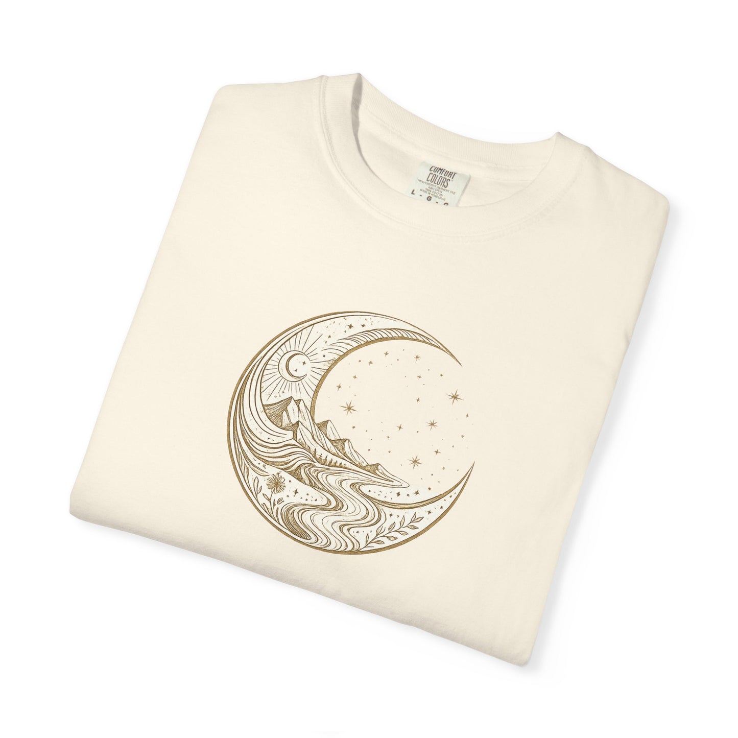 Moonwave Crescent Wave Ocean Moon T-shirt
