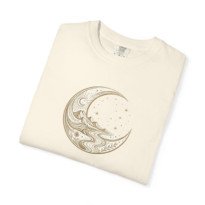 Moonwave Crescent Wave Ocean Moon T-shirt
