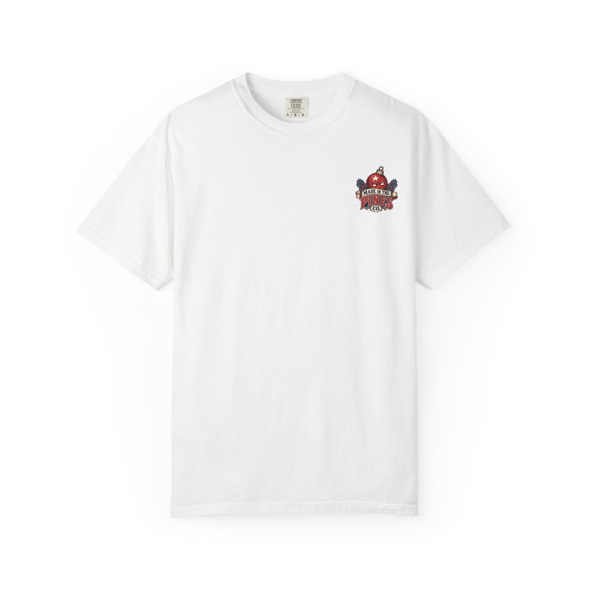 Santa, Snowman & Reindeer Christmas Stack T-shirt | Holiday Character Tee