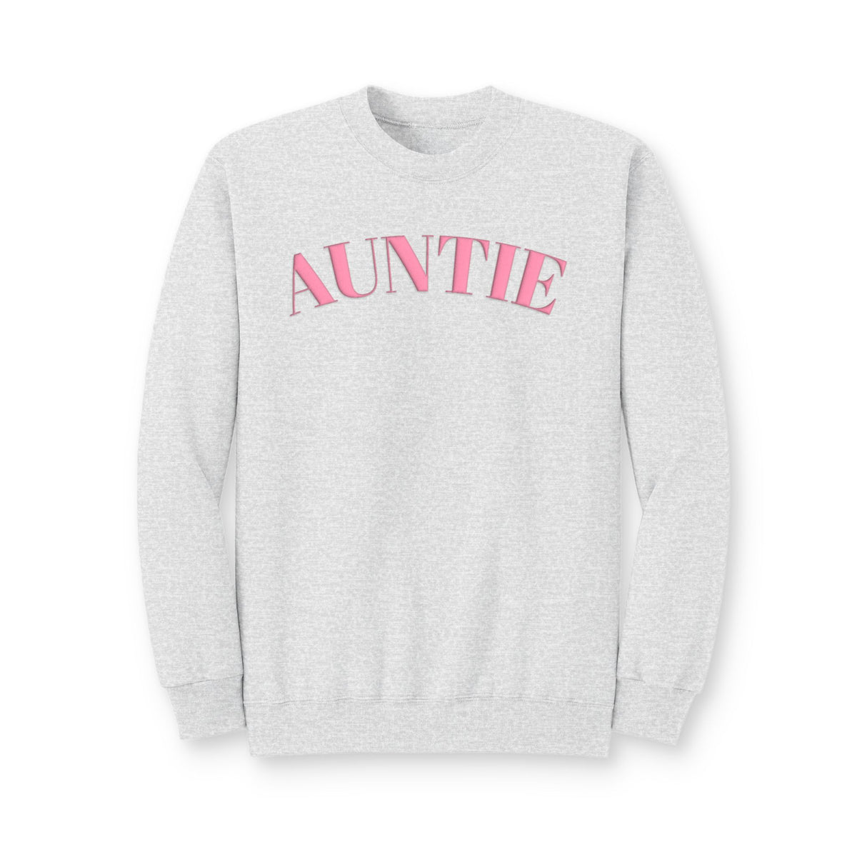 Auntie puff print Pink Arch Crewneck Sweatshirt