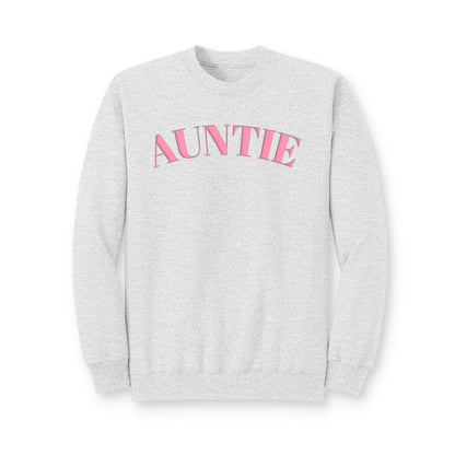Auntie puff print Pink Arch Crewneck Sweatshirt