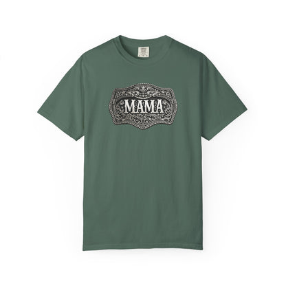 Western Belt Buckle Mama Comfort Colors T-shirt