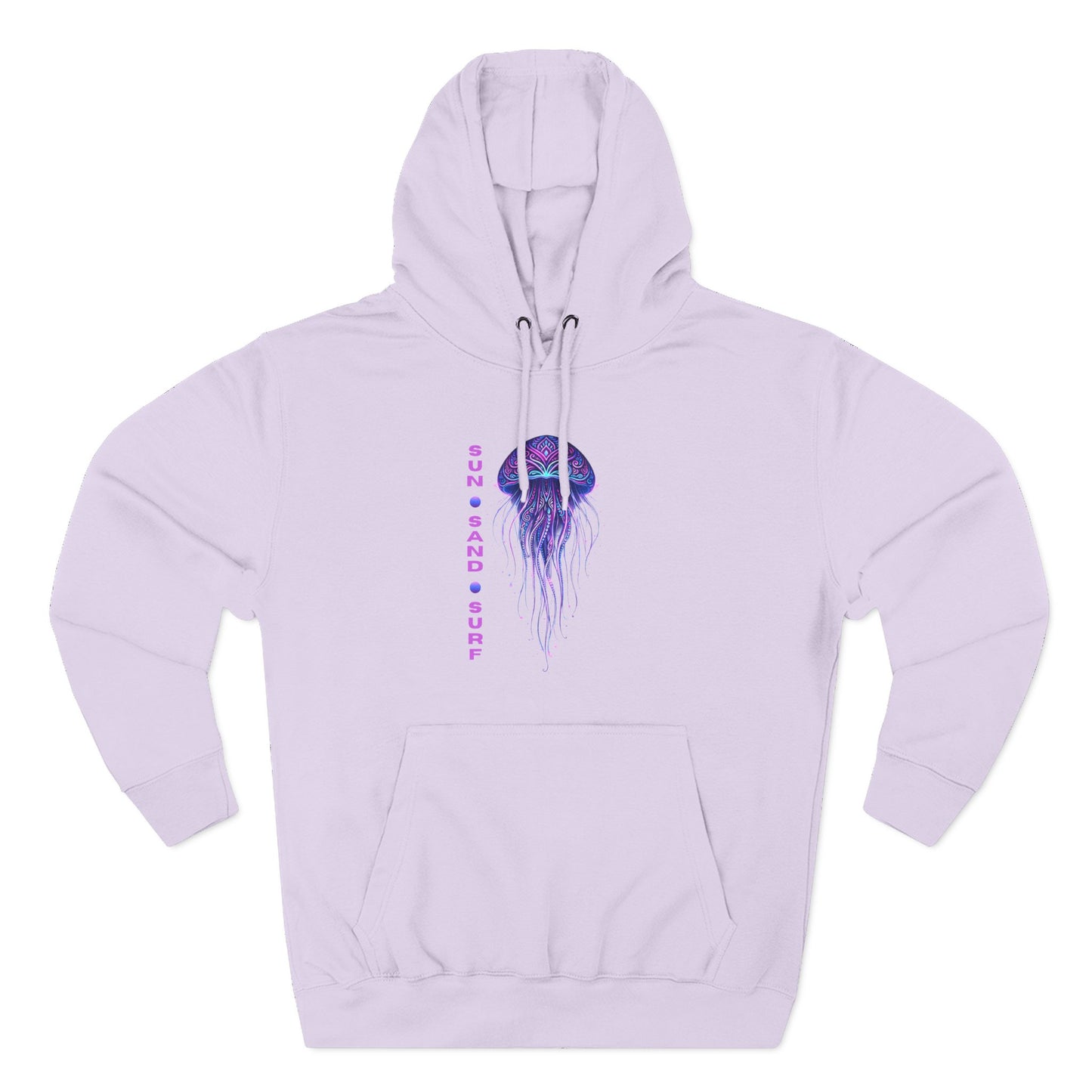 Jellyfish Sun, Sand, Surf Hoodie