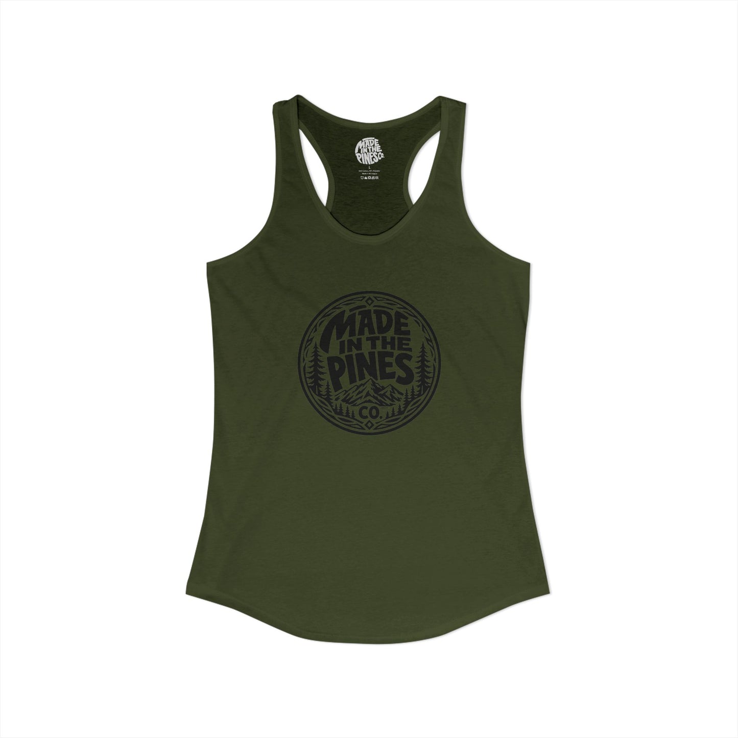 Made in the Pines Womens Ideal Racerback Tank