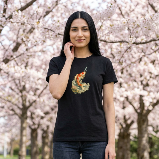 Koi Fish Watercolor Tee