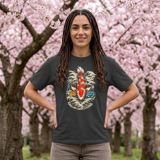 Bold Koi Fish Graphic Tee