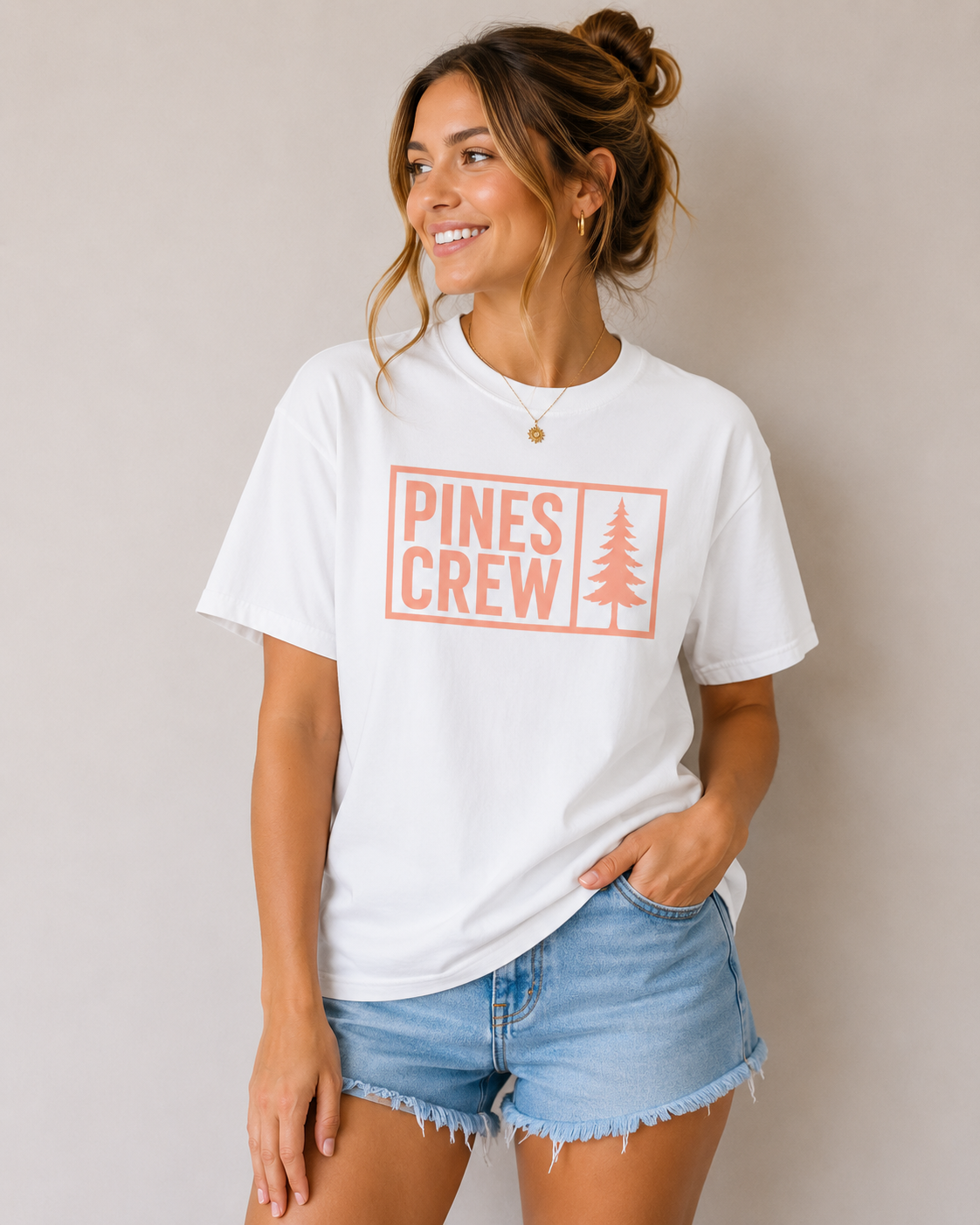 Pines Crew Pine Tree Graphic Tee