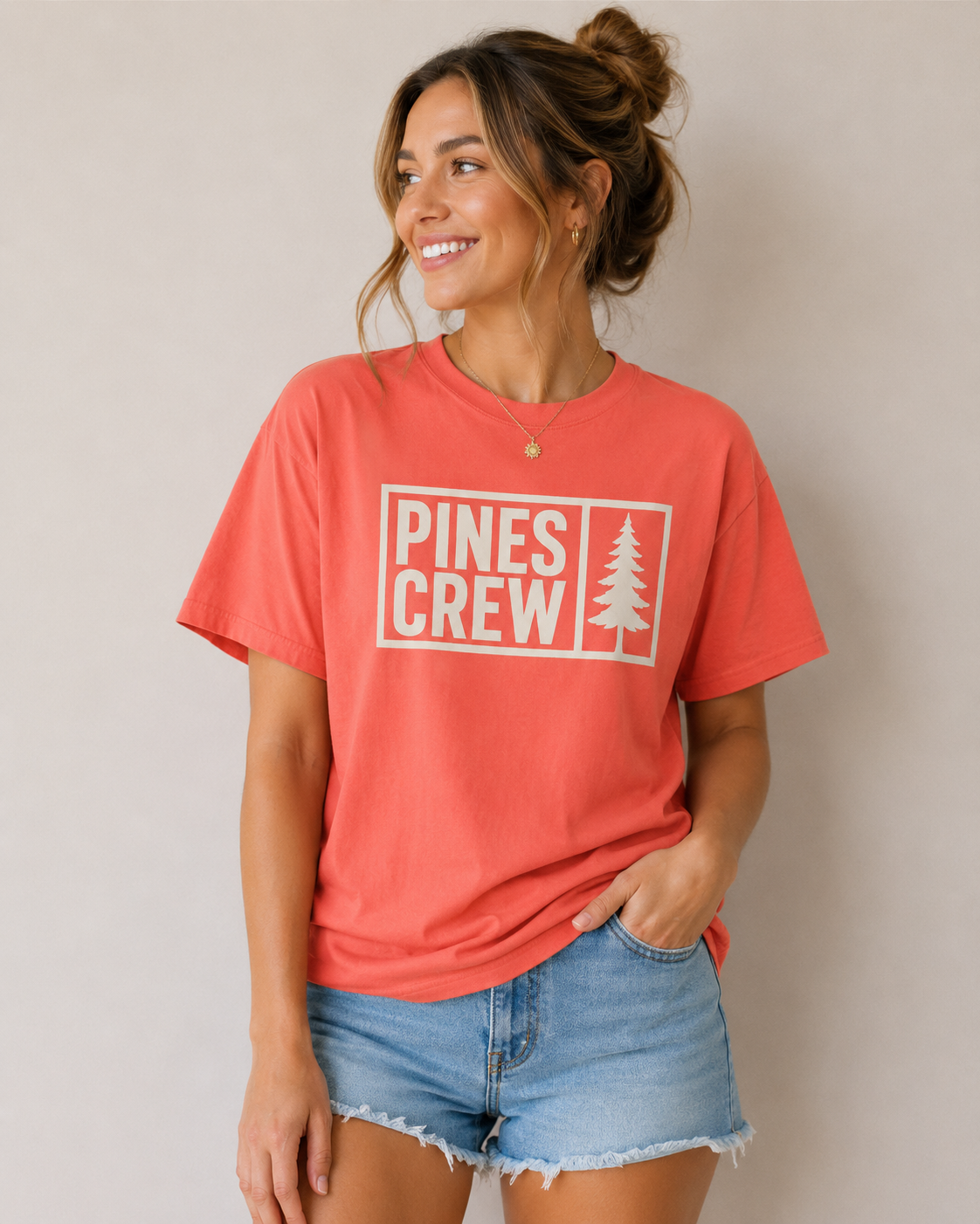 Pines Crew Pine Tree Graphic Tee