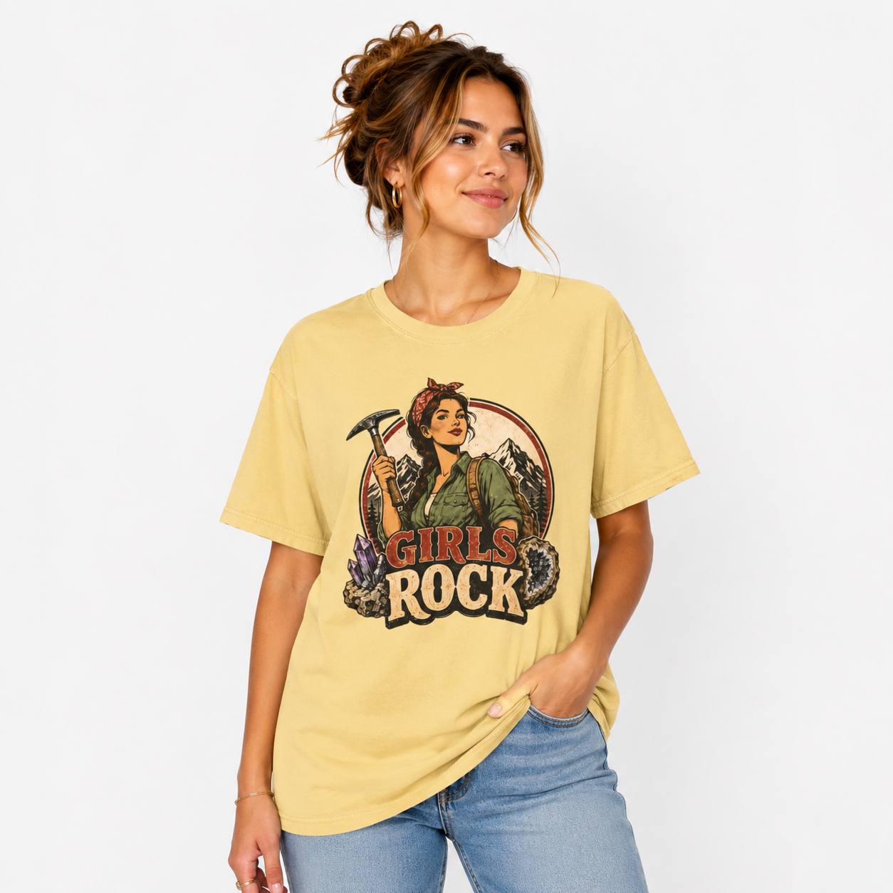 Rockhounding Retro Woman T-Shirt