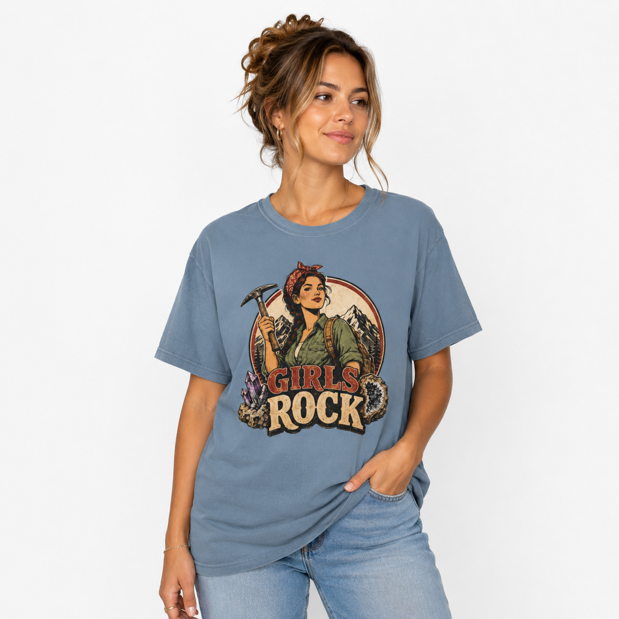 Rockhounding Retro Woman T-Shirt