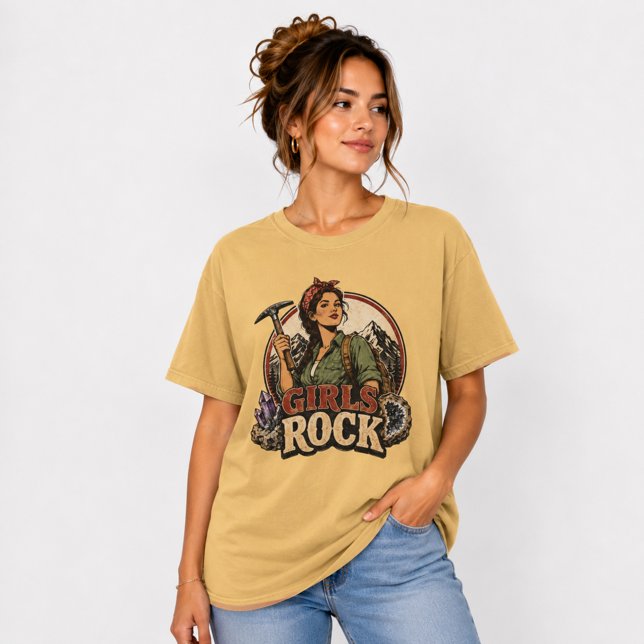 Rockhounding Retro Woman T-Shirt