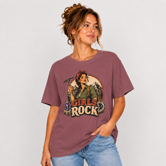 Rockhounding Retro Woman T-Shirt
