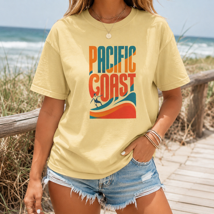 Pacific Coast Surf Wave T-Shirt