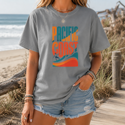 Pacific Coast Surf Wave T-Shirt
