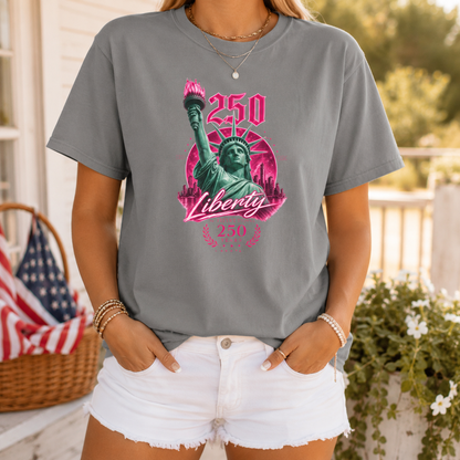 Statue of Liberty 250th Anniversary T-Shirt | Liberty Graphic Tee