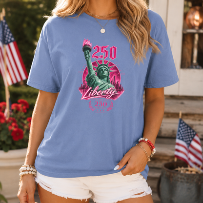 Statue of Liberty 250th Anniversary T-Shirt | Liberty Graphic Tee