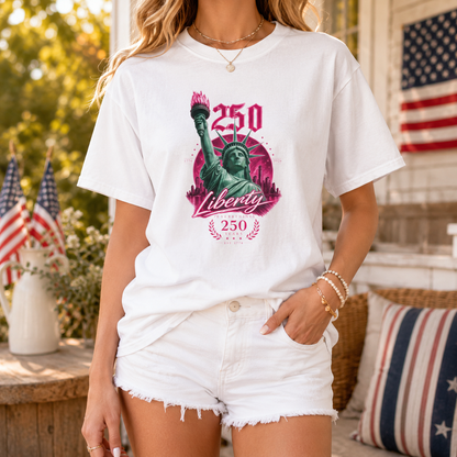 Statue of Liberty 250th Anniversary T-Shirt | Liberty Graphic Tee