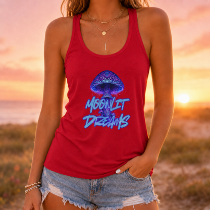 Moonlit Dreams Mushroom Tank Top