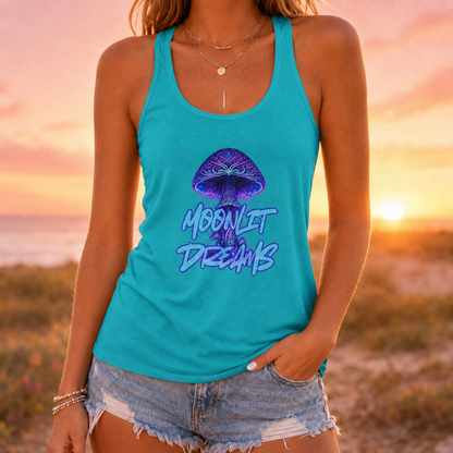 Moonlit Dreams Mushroom Tank Top