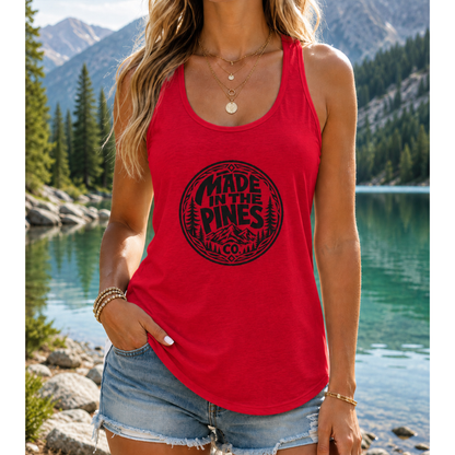 Made in the Pines Womens Ideal Racerback Tank