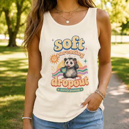 Soft Parenting Dropout Retro Possum Tank