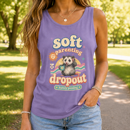 Soft Parenting Dropout Retro Possum Tank