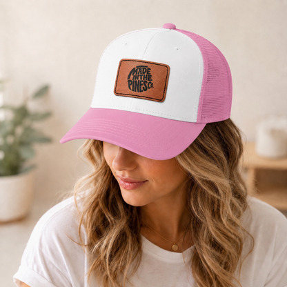 Made in the Pines Leather Patch Baseball Cap