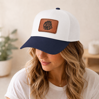 Made in the Pines Leather Patch Baseball Cap
