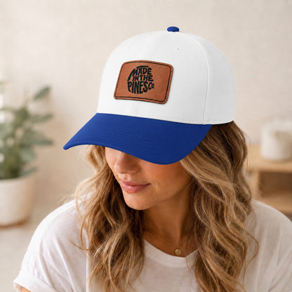 Made in the Pines Leather Patch Baseball Cap