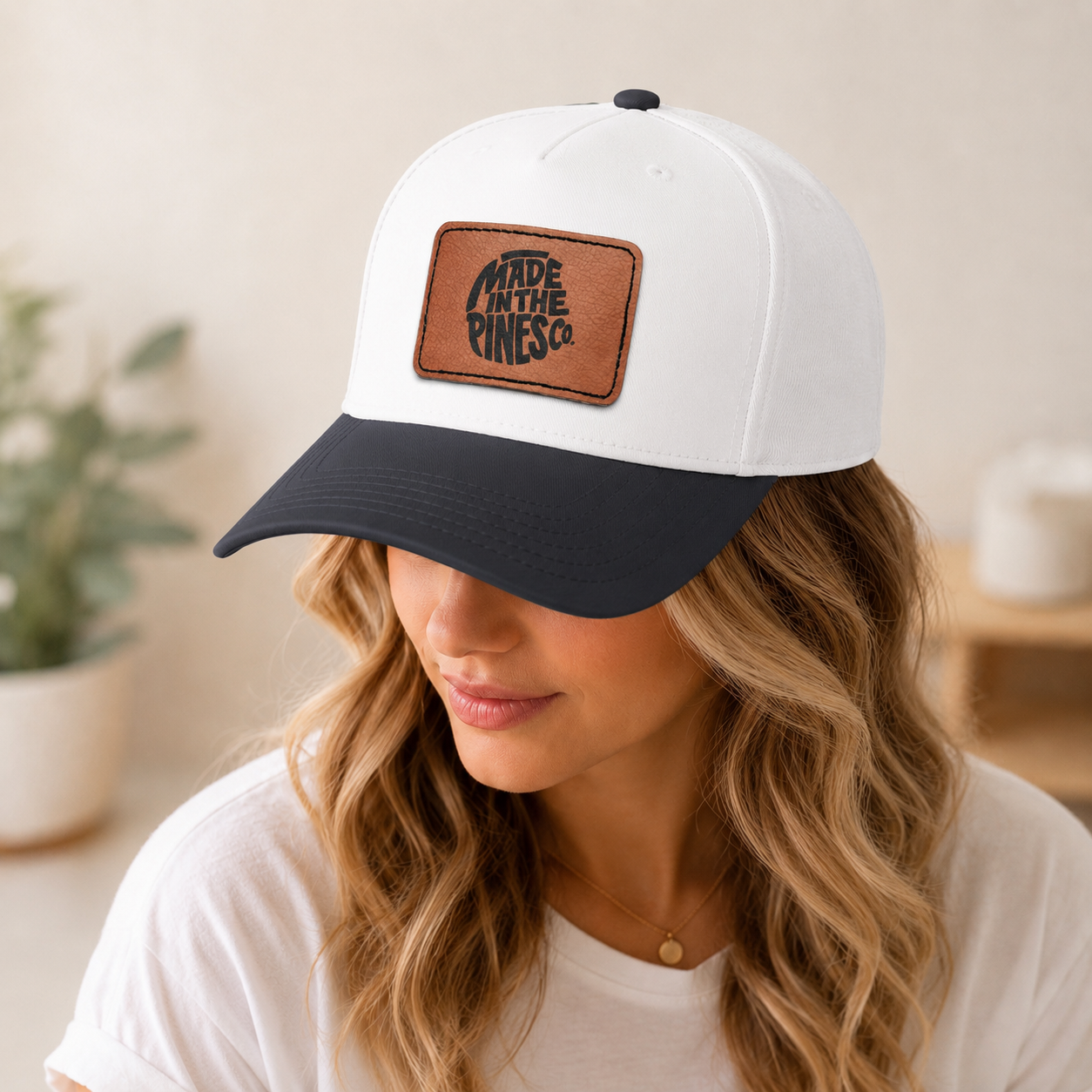 Made in the Pines Leather Patch Baseball Cap