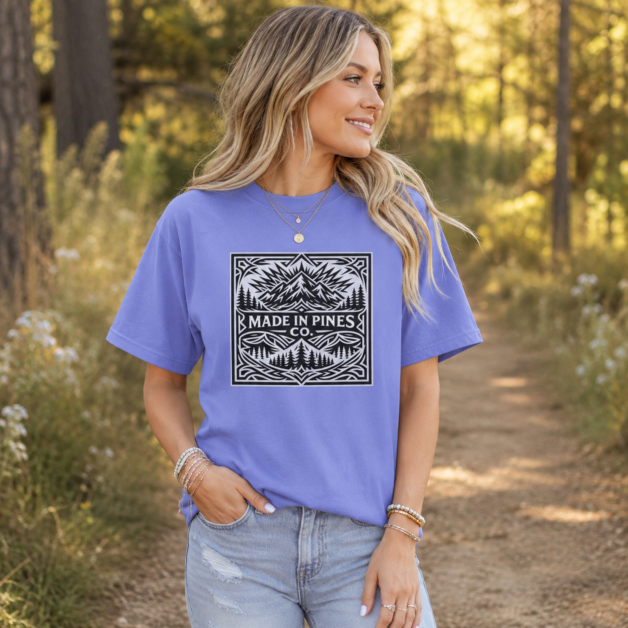 Made in the Pines Co Tribal Badge T-shirt