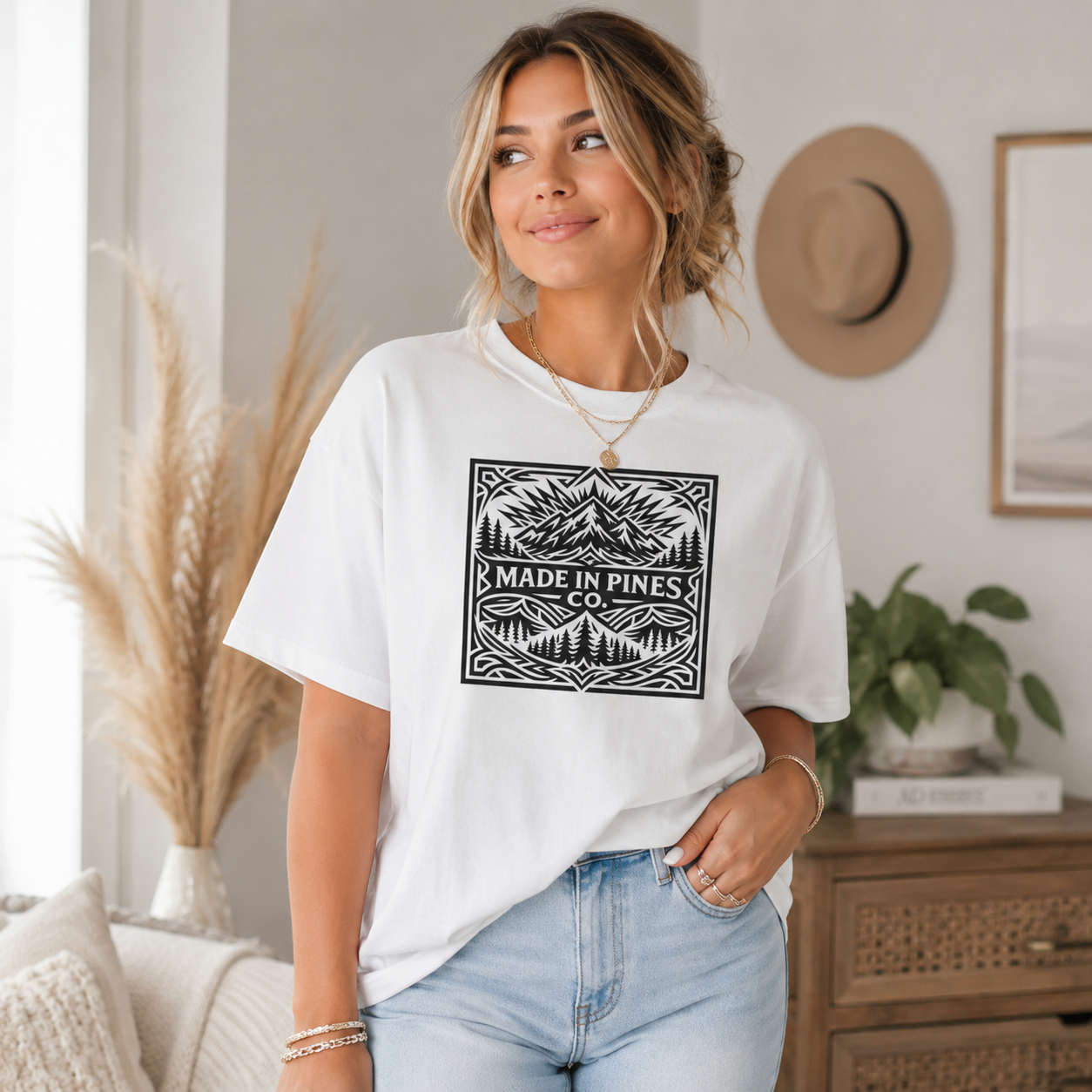 Made in the Pines Co Tribal Badge T-shirt