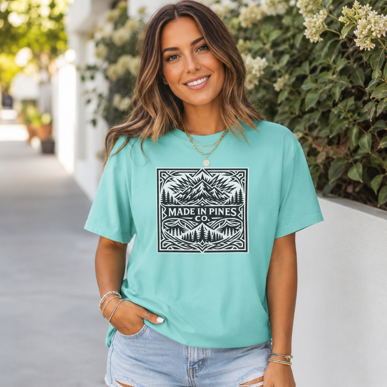 Made in the Pines Co Tribal Badge T-shirt