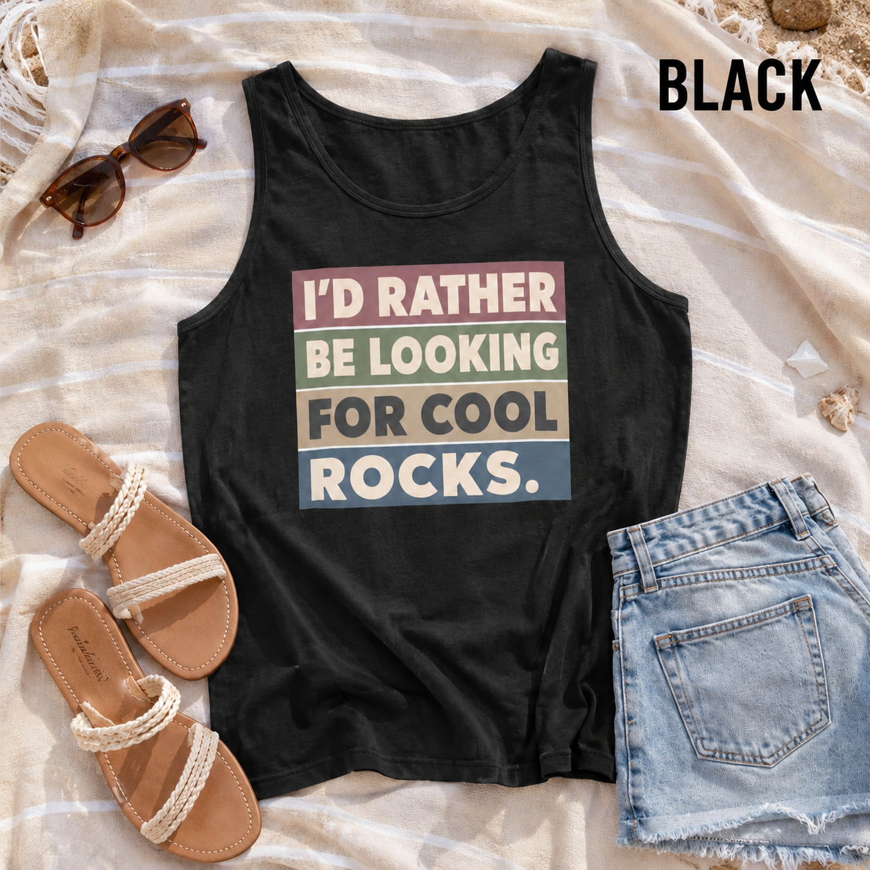 Cool Rocks Rockhounding Tank Top