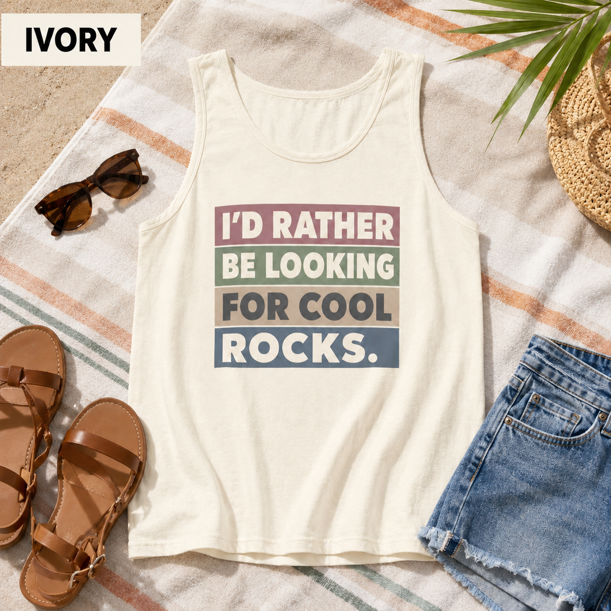 Cool Rocks Rockhounding Tank Top