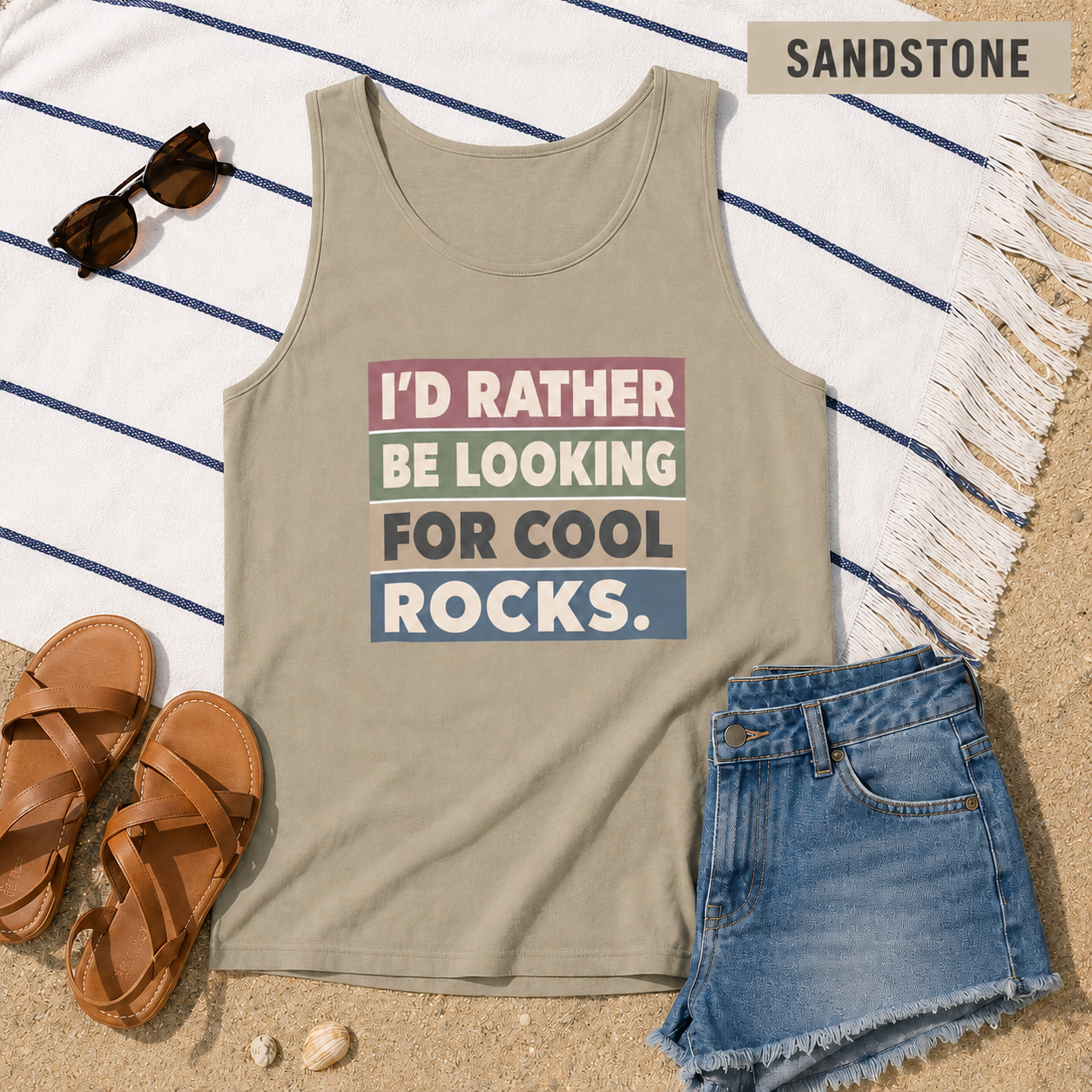 Cool Rocks Rockhounding Tank Top