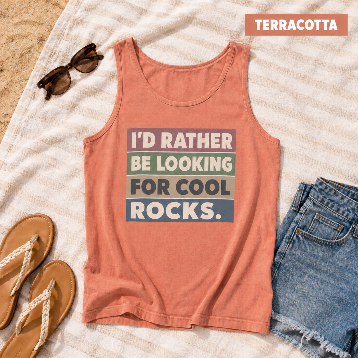 Cool Rocks Rockhounding Tank Top