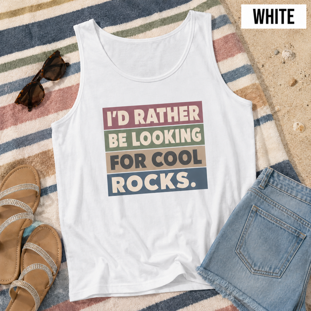 Cool Rocks Rockhounding Tank Top