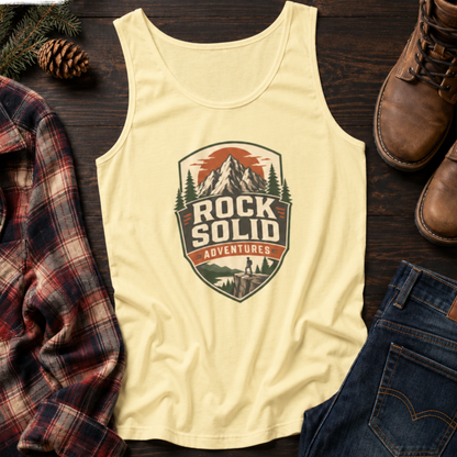 Rock Solid Adventures logo Tank Top