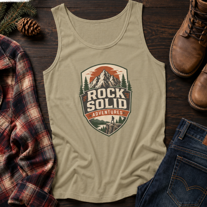 Rock Solid Adventures logo Tank Top