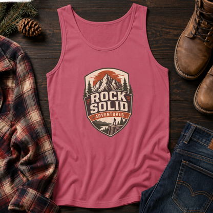 Rock Solid Adventures logo Tank Top
