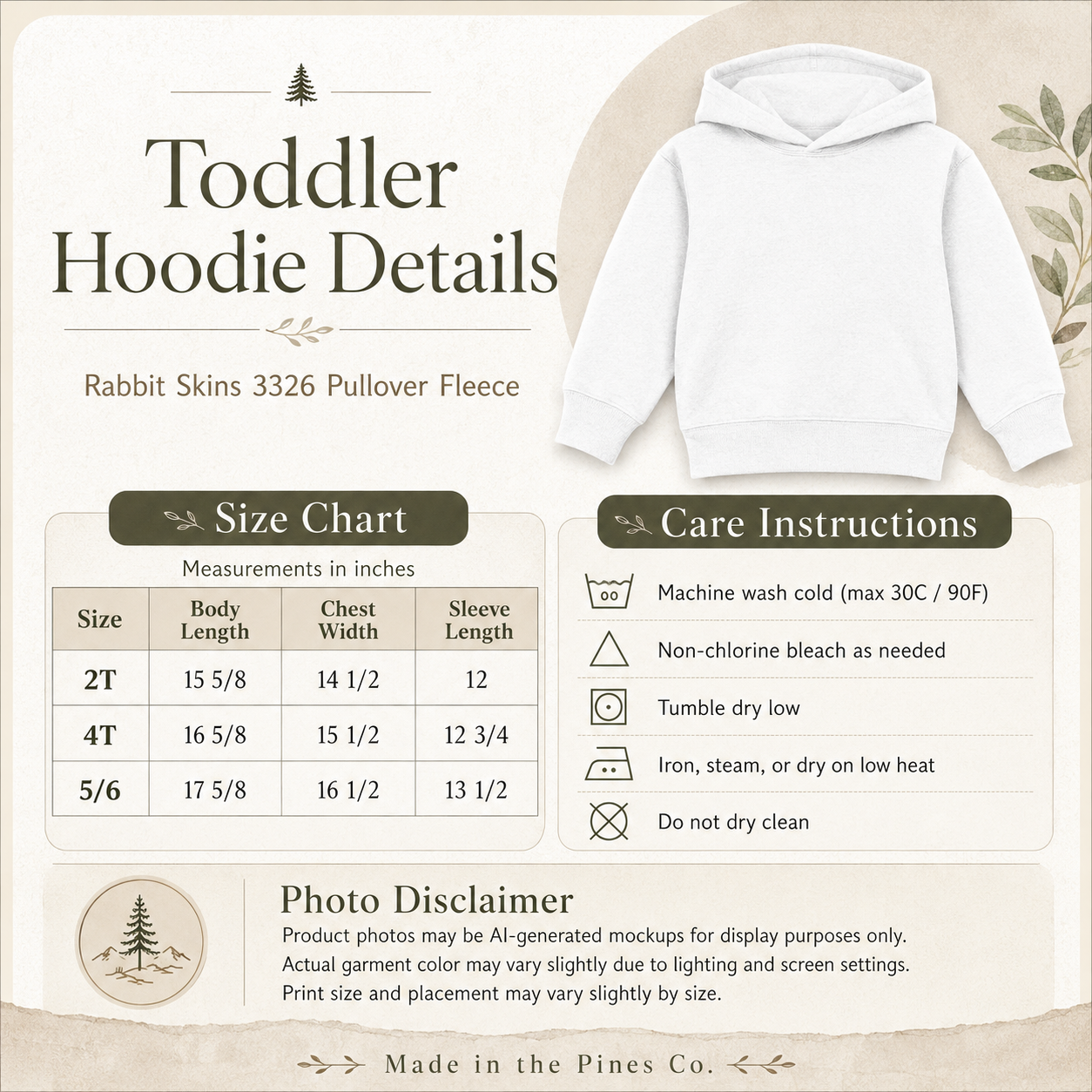Made in the Pines Co. Youth Pullover Hoodie