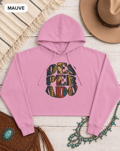 Desperado Faith-Inspired Crop Hoodie — Boho Cropped Sweatshirt